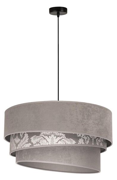 Duolla - Lampadario a sospensione con filo TRIO 1xE27/40W/230V diametro 45 cm grigio