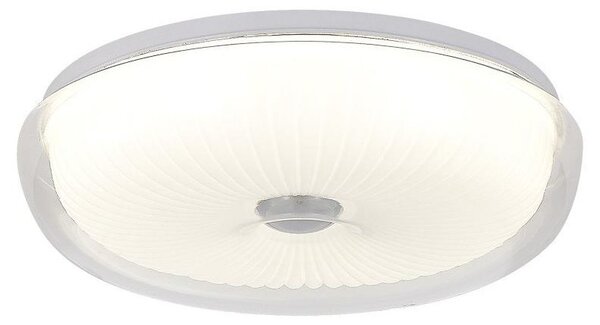 Plafoniera LED rotonda LUNIQ bianca 25W, luce regolabile (calda / fredda / neutra), 2219 lm, metallo, dimensioni: 9,5 x 38 x 38 cm, IP20, Light Prestige