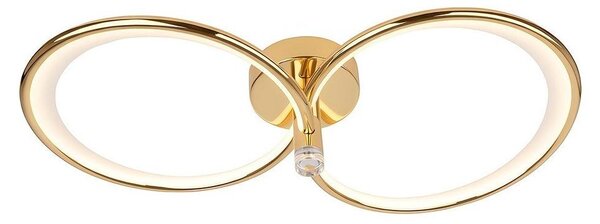 Lampada da soffitto a LED AZINA 20W 3000-4000-6000K 1500lm metallo bianco-oro, dimensioni: 13x59x30 cm, IP20 Light Prestige