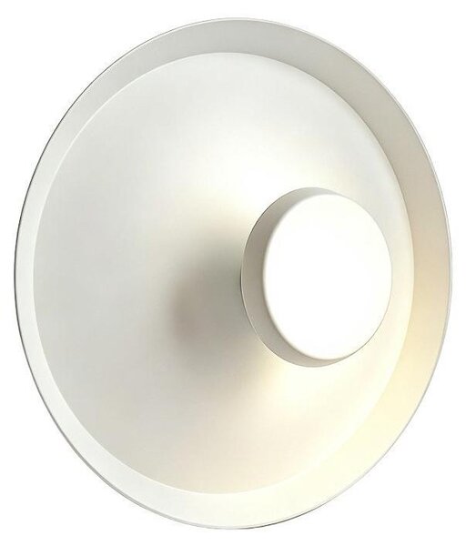 Plafoniera LED rotonda COCO bianca 12W, luce calda 1400 lm, metallo, dimensioni: 12x40x40 cm, IP20, Light Prestige