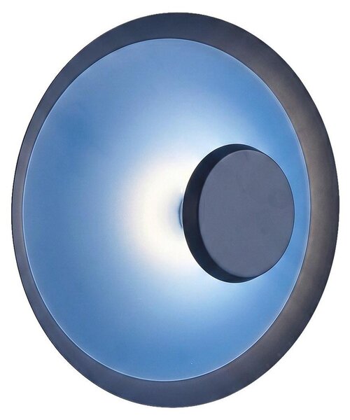 Plafoniera LED rotonda COCO blu 18 W, luce calda 2100 lm, metallo, dimensioni: 12x60x60 cm, IP20, Light Prestige