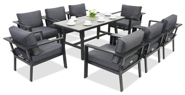 Mobili da giardino in alluminio Sydney Premium 8 Garden Point antracite