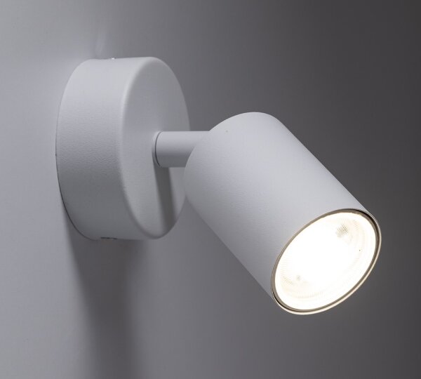 Faretto da muro TOP 1xGU10/10W/230V bianco
