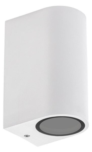 Applique da esterno PARETE 2xGU10/6W/230V IP54 bianca