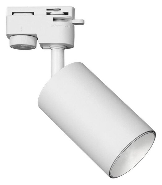 Faretto per sistema a binario PIPE 1xGU10/25W/230V bianco
