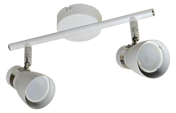 Luce Spot DEZ 2xGU10/30W/230V bianco