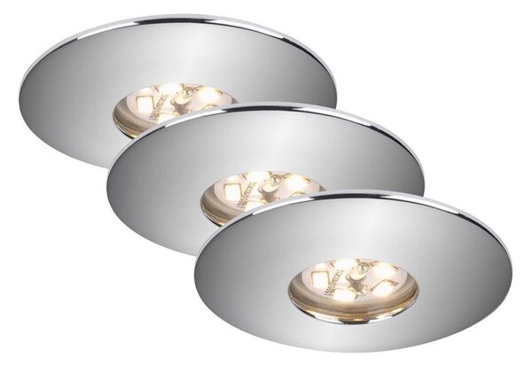 Briloner 7240-038 - SET 3x LED Lampada da bagno ATTACH LED/1,8W/230V IP44