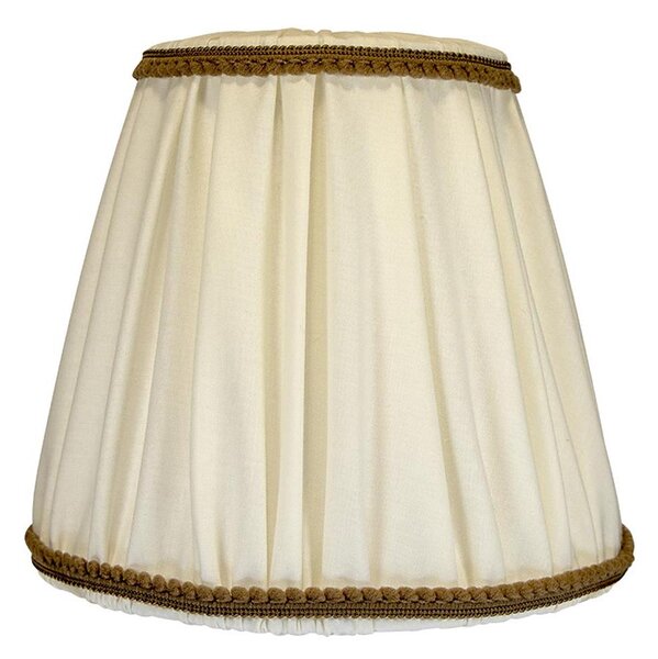 Duolla - Paralume per lampada da tavolo/terra E27 pr. 18,5 cm crema/marrone