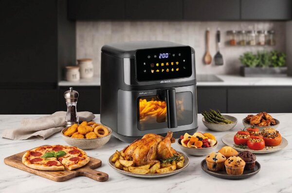 Ariete Friggitrice ad Aria 10 Litri Potenza 2100 Watt con Doppia Resistenza e 14 Programmi colore Nero - 00C464211AR0