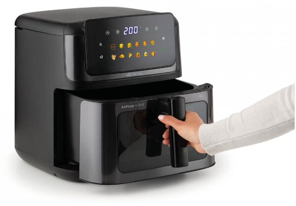 Ariete Friggitrice ad Aria 10 Litri Potenza 2100 Watt con Doppia Resistenza e 14 Programmi colore Nero - 00C464211AR0