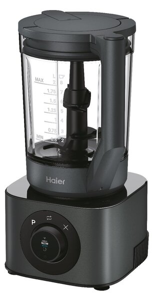 Haier Frullatore con Bicchiere Capacit 2 L 10 Velocit + Funzione PULSE con 3 Caraffe colore Obsidian Grey - HBL7W5 011