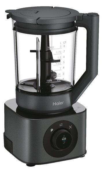 Haier Frullatore con Bicchiere Capacit 2 L 10 Velocit + Funzione PULSE con 3 Caraffe colore Obsidian Grey - HBL7W5 011