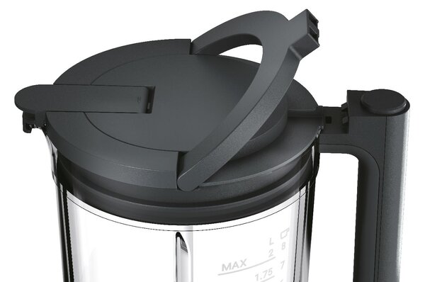 Haier Frullatore con Bicchiere Capacit 2 L 10 Velocit + Funzione PULSE con 3 Caraffe colore Obsidian Grey - HBL7W5 011
