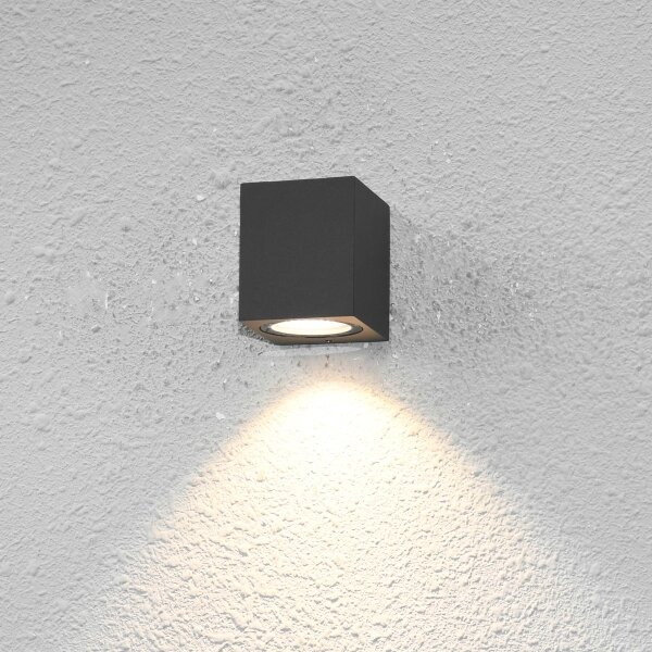 ITALUX OWL-2197-1SQ - Lampada da parete esterna GENTA 1xGU10/40W IP54 8 cm