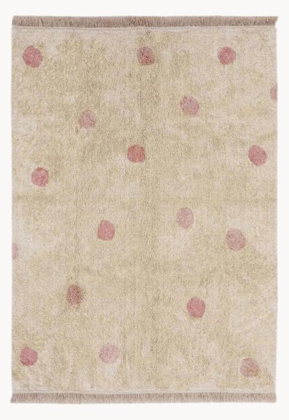 Tappeto per bambini fatto a mano e lavabile Hippy Dots