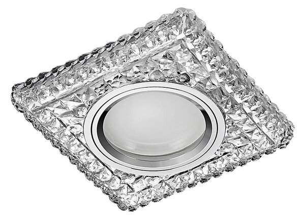 71096 - Lampada da incasso ELEGANT GLASS FIX 1xGU10/50W+LED/3W