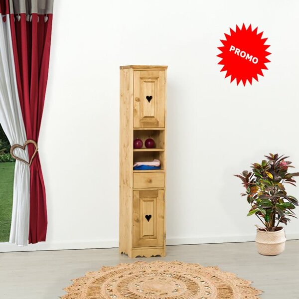 Colonna bagno singola 2 ante 1 cassetto e 2 vani - LM-C267-2 PROMO