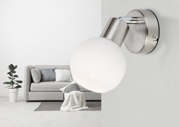 Globo 871601016X - Luce Spot da parete a LED LOXY 1xE14/5W/230V
