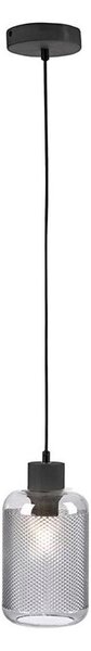 Paul Neuhaus 2006-25 - Lampadario a sospensione con filo BOLETUS 1xE27/10W/230V diametro 14 cm grigio