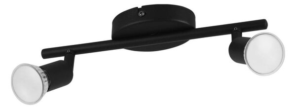 Eglo 32429 - Faretto LED BUZZ-LED 2xGU10/2,8W/230V 3000K nero