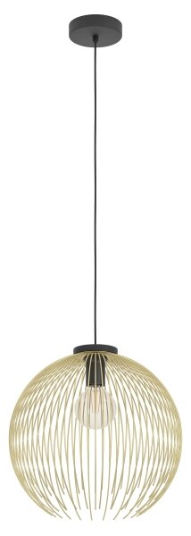 Eglo 901003 - Lampadario a sospensione con filo VENEZUELA 1xE27/40W/230V oro