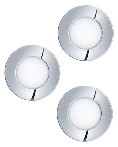 Eglo 98635 - Set da 3 lampade da bagno FUEVA LED/2,8W/230V IP44 cromato