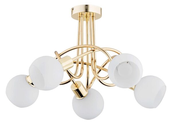 Lampadario a plafone ERYKA 5xE14/10W/230V oro