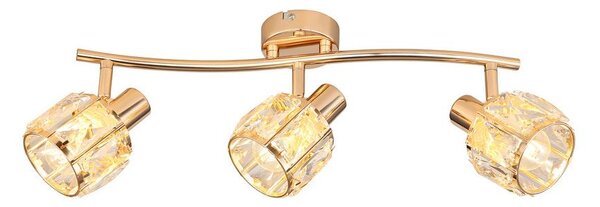 Faretto DUBAI 3xE14/40W/230V Oro rosa