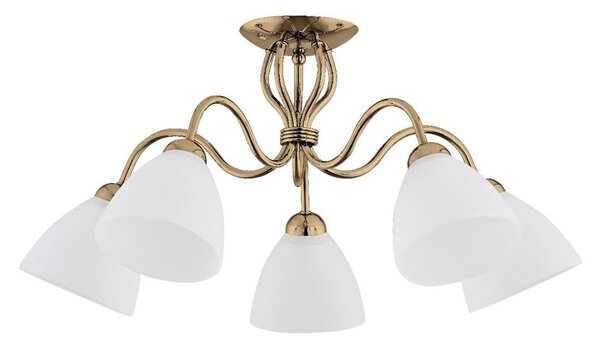 Lampadario a plafone ARIEL 5xE27/15W/230V oro