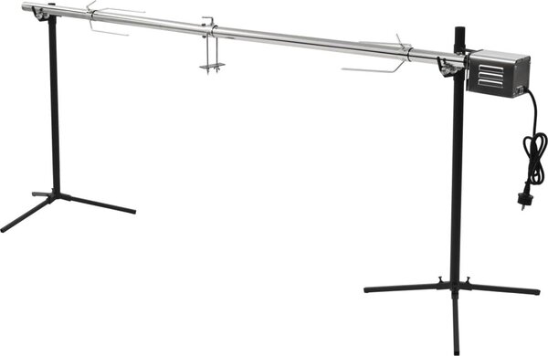 Griglia Barbecue Automatica con Motore in Acciaio 207x45x81cm