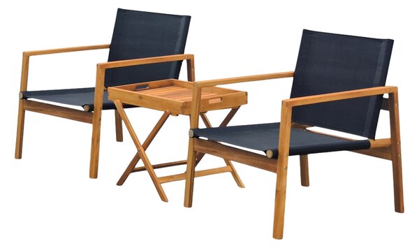 Set da terrazza in legno per 2 persone Gaja Garden Point