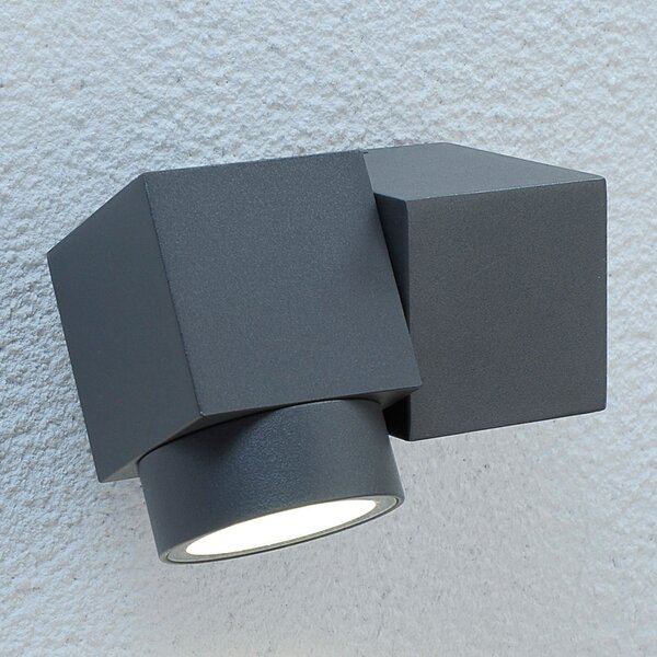 Lampade da esterno Lucande, LORELLE, Nero, Metallo, Moderno