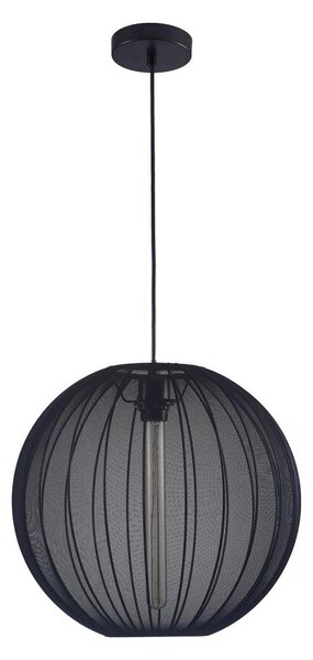 Lampadario a sospensione con filo SENSAI 1xE27/20W/230V diametro 40 cm nero