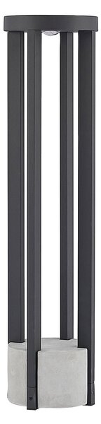 Lampade da esterno Lucande, Overa, Grigio, Metallo, Moderno