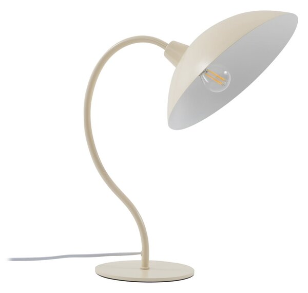 Lampade da tavolo Lucande, Arvadon, Beige, Soggiorno, Metallo, Moderno