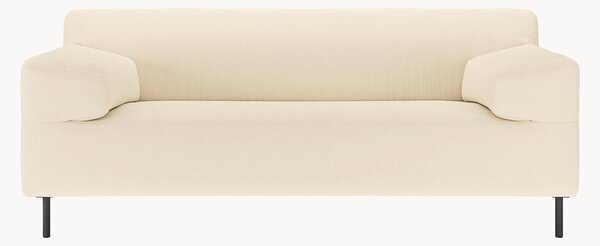 Divano 2 posti bianco perla/nero freistil180, larg. 182 cm