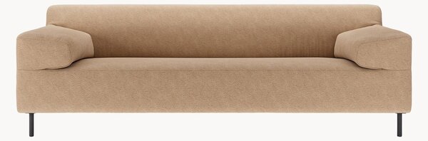 Divano 3 posti marrone-beige/nero freistil180, larg. 222 cm