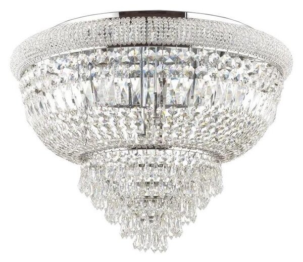 Ideal Lux - Plafoniera di cristallo DUBAI 24xE14/28W/230V diametro 78 cm cromo