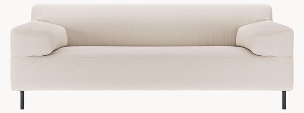Divano 2 posti grigio argento/nero freistil180, larg. 202 cm
