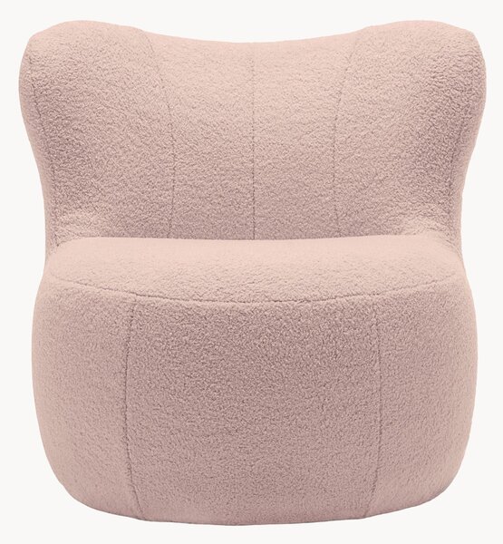 Poltrona lounge imbottita rosa perla freistil173