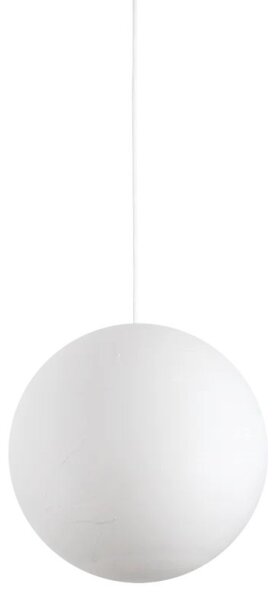 Ideal Lux - Lampadario a sospensione con filo CARTA 1xE27/25W/230V diametro 40 cm bianco