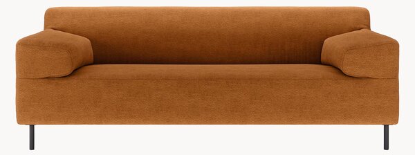 Divano 2 posti arancione scuro/nero freistil180, larg. 202 cm