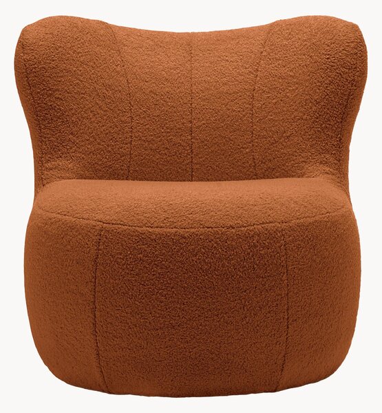 Poltrona lounge imbottita arancione freistil173