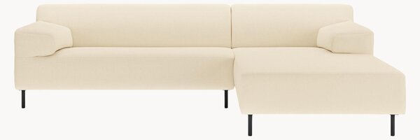 Divano angolare bianco perla/nero freistil180