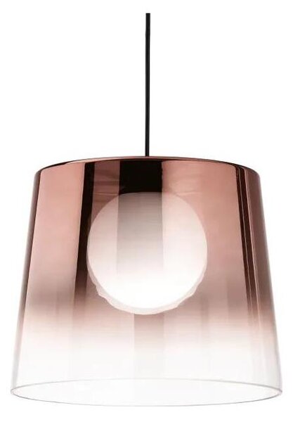 Ideal Lux - Lampadario LED a sospensione con filo FADE 1xG9/3W/230V diametro 27,3 cm rame/fumé
