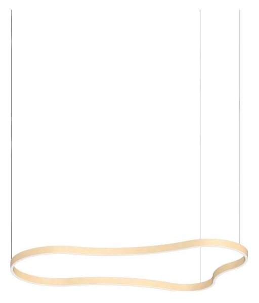 Ideal Lux - Lampadario LED a sospensione con filo WAVES LED/54W/230V CRI 90 ottone