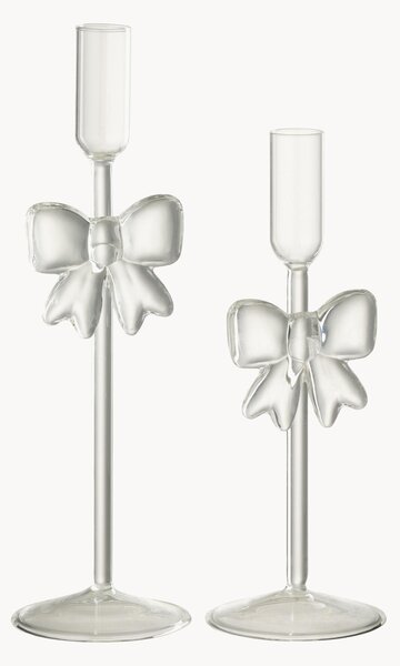 Set di 2 candelabri Christmas Bows