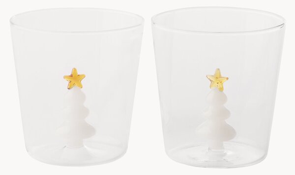 Set di 2 bicchieri Xmas Tree