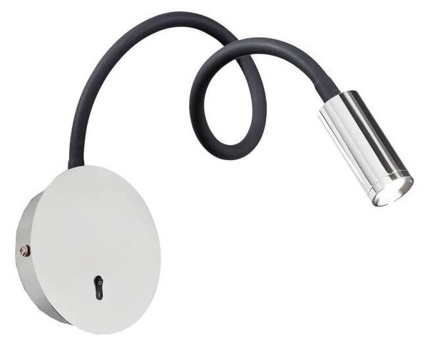 Ideal Lux - LED Flessibile piccola lampada FOCUS LED/3,5W/230V CRI 90 grigio/cromo lucido