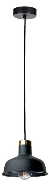 Lampadario a sospensione con filo HEBE 1xE27/60W/230V nero